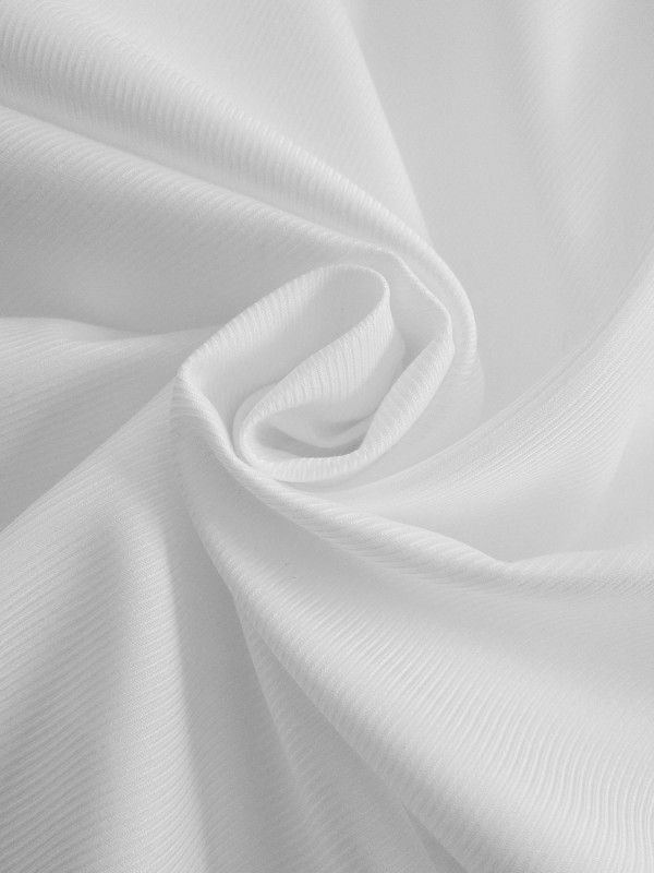 TWILL BIANCO  DOPPIO RITORTO NO STIRO 100%COTONE