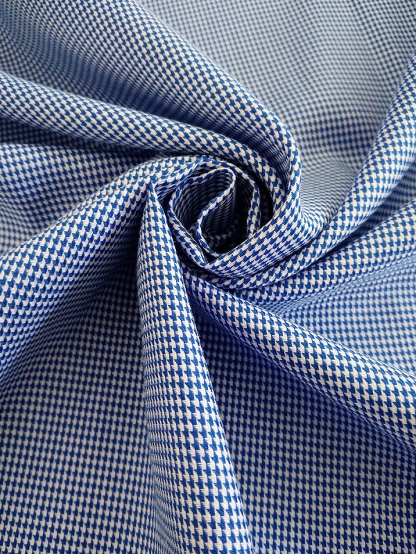 PIED DE POULE  DOPPIO RITORTO NO STIRO 100%COTONE