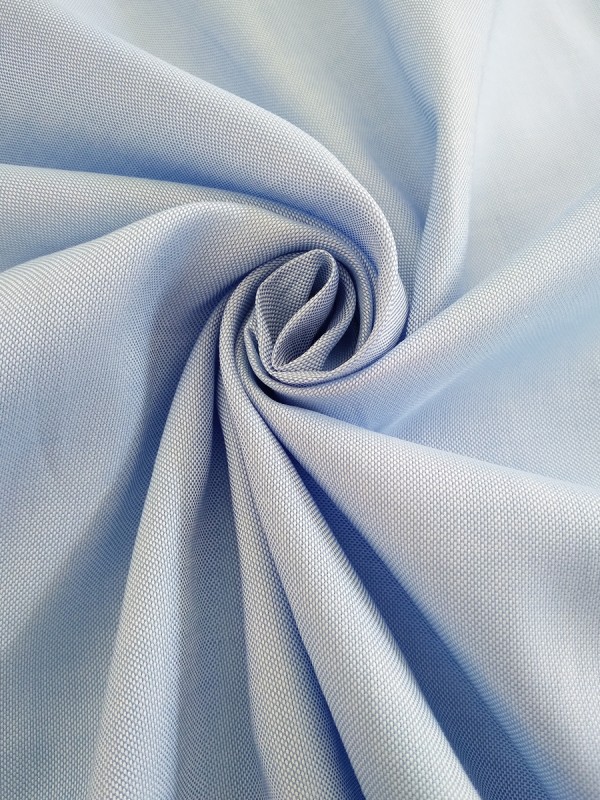 OXFORD CELESTE  DOPPIO RITORTO NO STIRO 100%COTONE