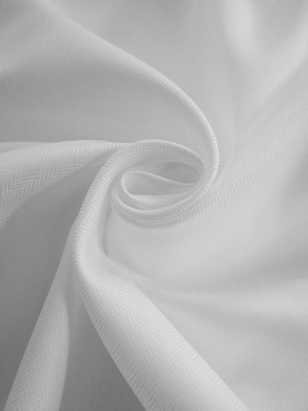 TWILL  SPIGATO BIANCO DOPPIO RITORTO NO STIRO 100%COTONE