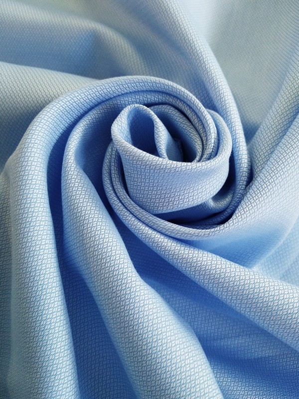 LAVORATO CELESTE DOPPIO RITORTO NO STIRO 100%COTONE