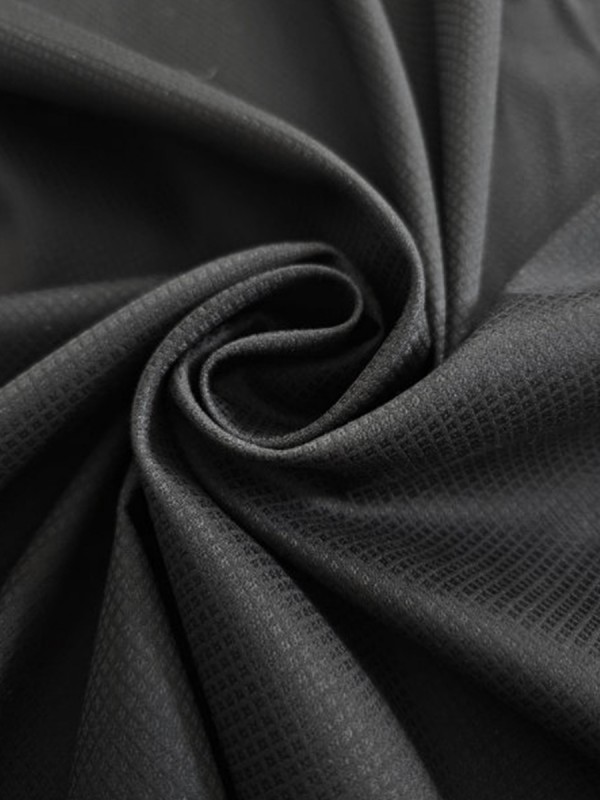 LAVORATO NERO DOPPIO RITORTO NO STIRO 100%COTONE