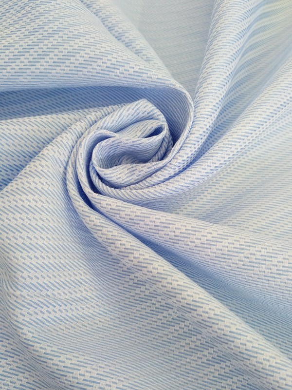 LAVORATO BIANCO CELESTE 100%COTONE