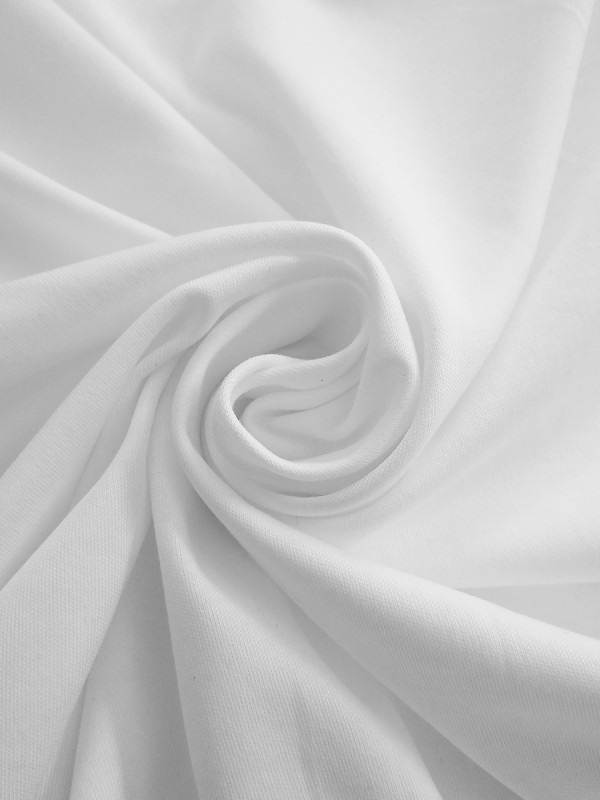 JERSEY BIANCO 100%COTONE