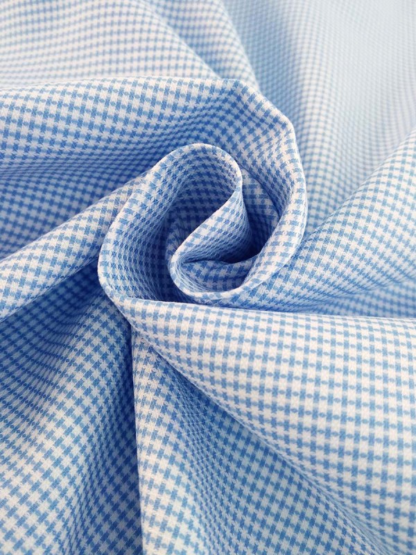 LAVORATO BIANCO CELESTE 100%COTONE