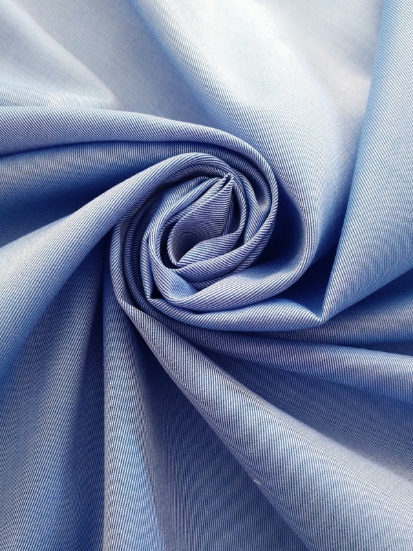 TWILL CELESTE DOPPIO RITORTO 100%COTONE