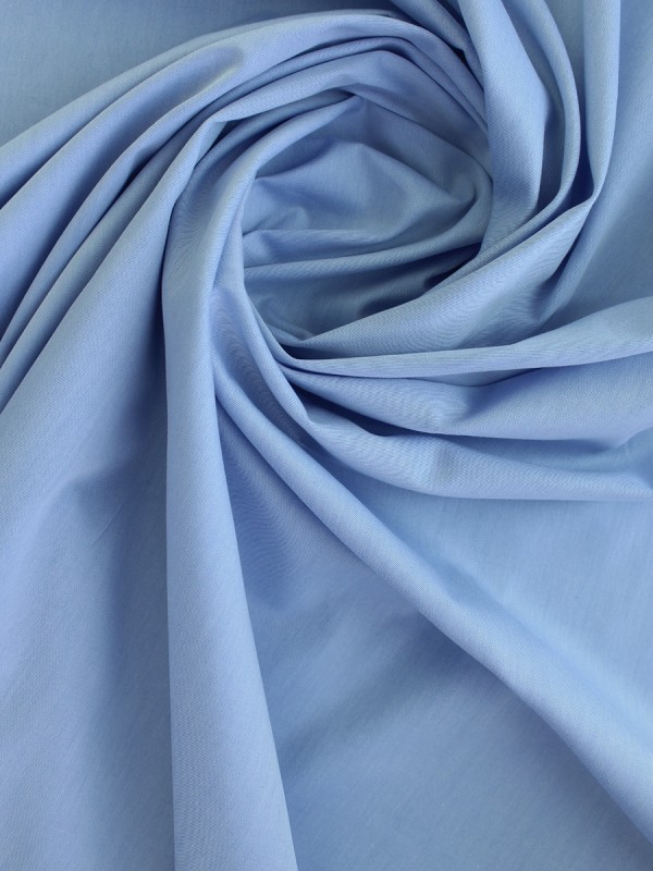 TWILL CELESTE DOPPIO RITORTO 100% COTONE