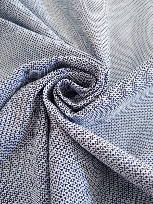 ARMATURATO BIANCO BLU DOPPIO RITORTO 100%COTONE