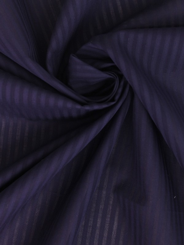 VOILE BLUE STRIPED 100% COTTON 