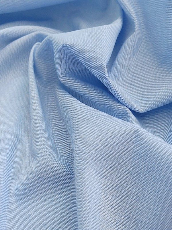 MICRO OXFORD CELESTE 100% COTONE