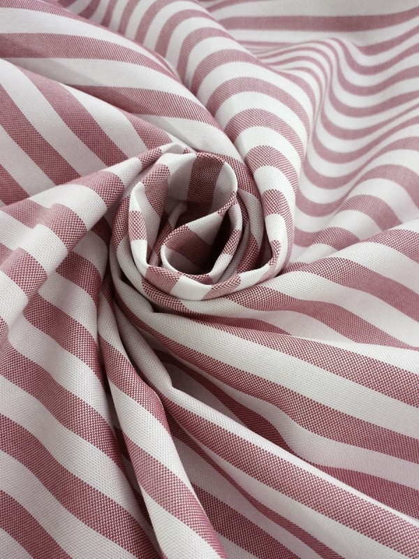 OXFORD RIGATO BIANCO BORDO 100% COTONE
