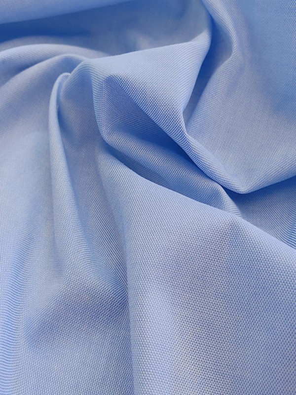 MICRO OXFORD MEDIUM BLUE 100% COTTON 
