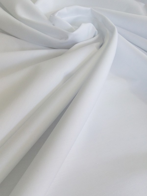 POPELINE WHITE 100% COTTON 
