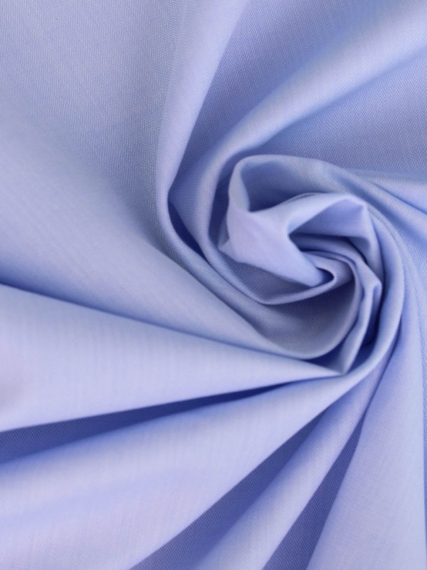 TWILL HERRINGBONE LIGHT BLUE 100% COTTON 