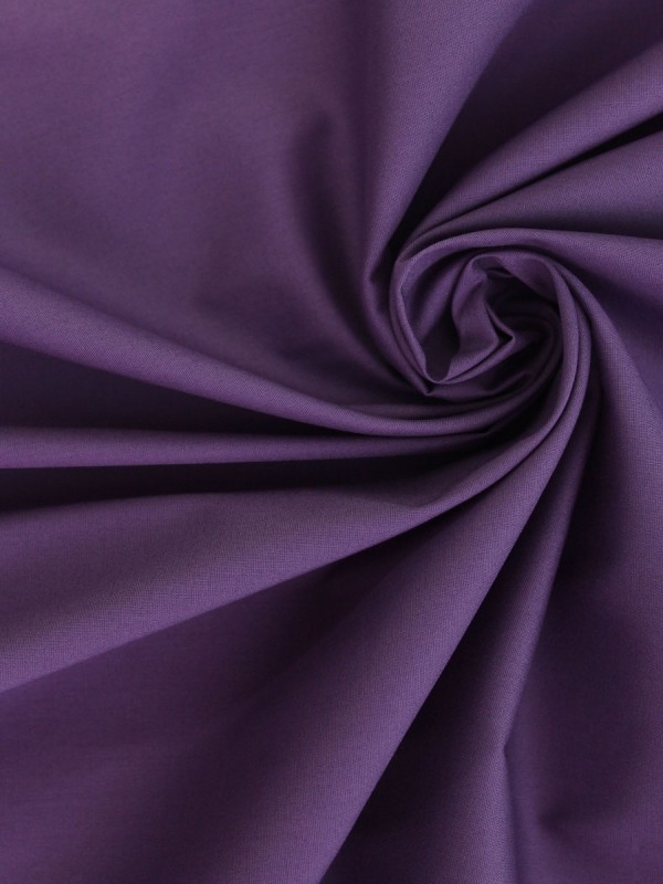 POPELINE VIOLET 97% COTTON 3% EA