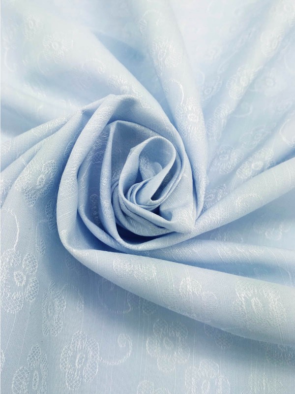 LAVORATO CELESTE FANTASIA 100% COTONE