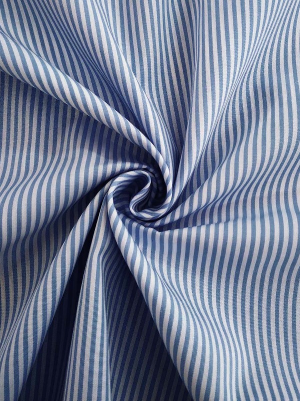 POPELINE RIGA AZZURRA 75%COT  22%PA  3%SP