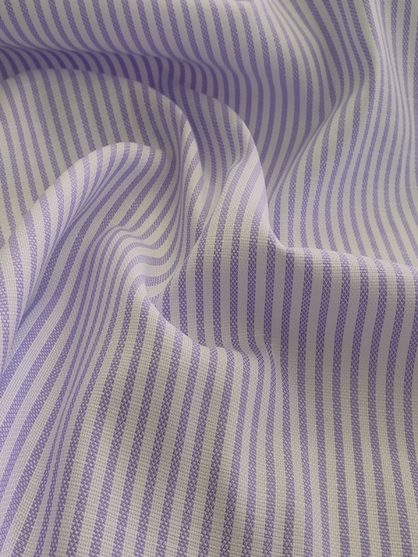 PIQUET STRIPED LILAC 100% COTTON 