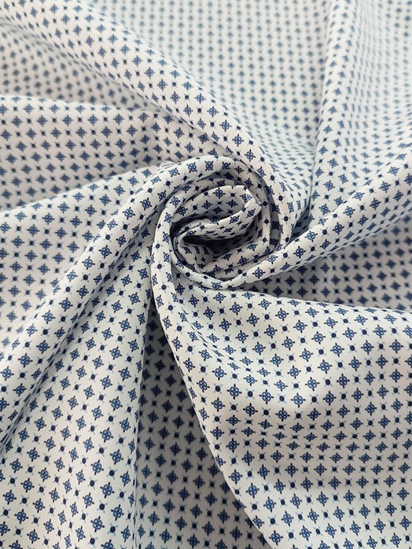 POPELINE STAMPA FIORE 100% COTONE