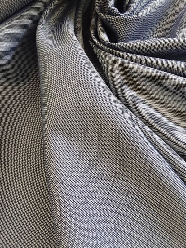 PIQUE BLUE 100% COTTON 