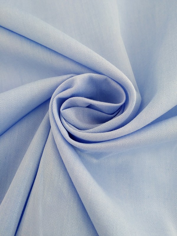 TWILL CELESTE 100% COTONE