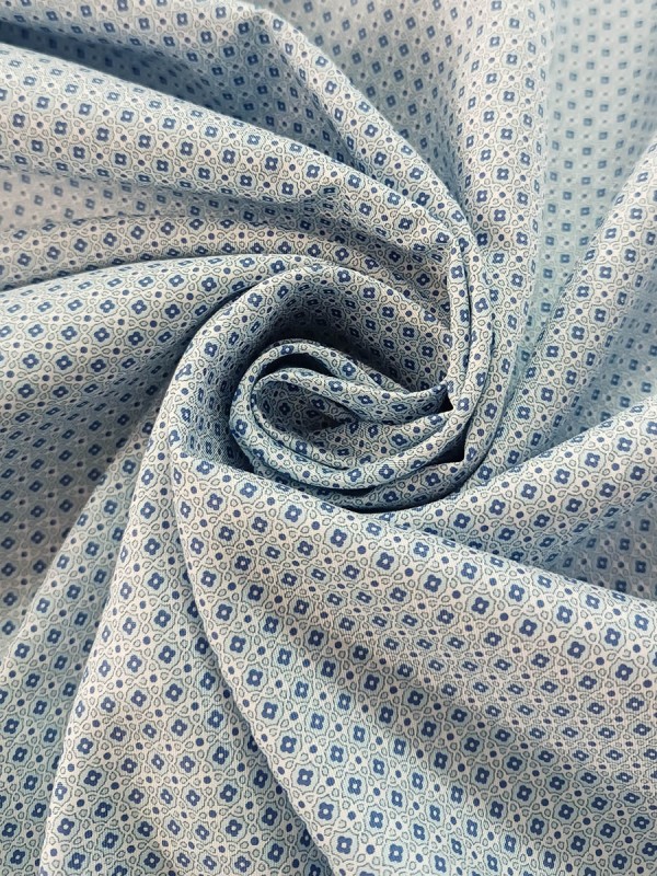 POPELINE STAMPA FIORE 100% COTONE