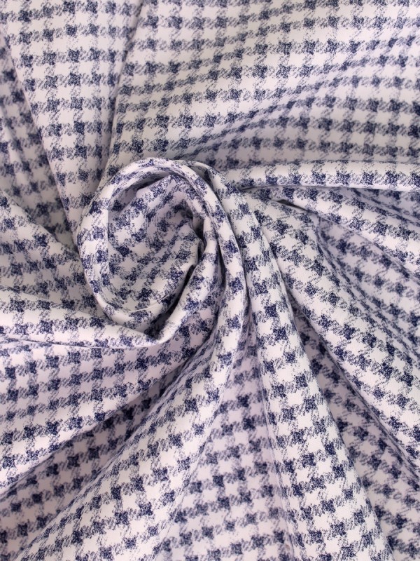 TWILL PATTERNED DESIGN BLUE 70% COTTON 26% PA 4% EA