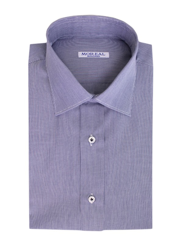 POPELIN RIGATO BLU 100% COTONE PARIGI(RCDR004387)