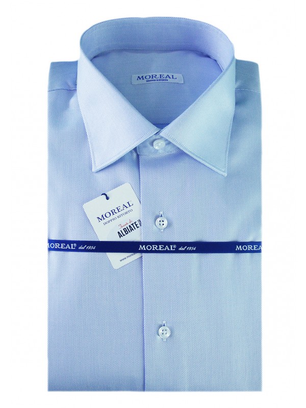 OXFORD D.RITORT UNITO CELESTE 100% COTONE PARIGI(RCDR011092)