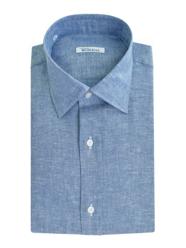 MISTO LINO LINO CELESTE 55%LINO 45% COT PARIGI838(RC002723CE)
