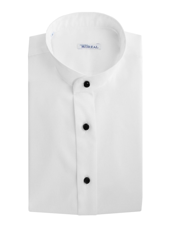 PIN POINT BIANCO  OXFORDINO 100% COTONE COREA(RCMA001000)