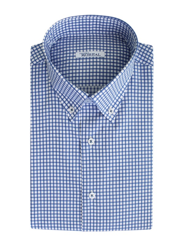 TWILL QUADRO BIANCO AZZ 100% COTONE RC SIRD BD(RCPW004337)
