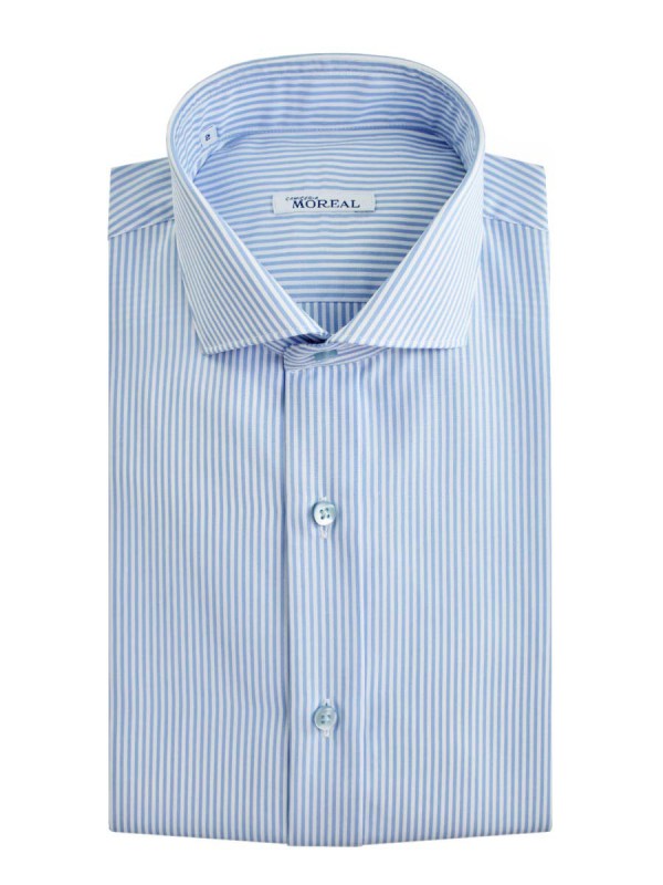 POPELIN RIGA CELESTE 100% COTONE RC VIESTE(RCWR002468)