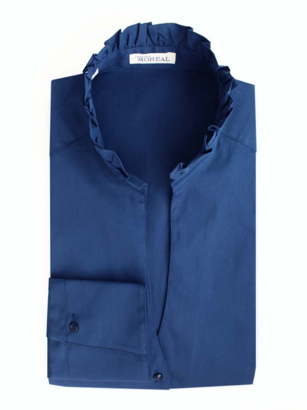 POPELIN AZZURRO 65%COT 29%PA 6%EA FARFALLA(RCAG011000)