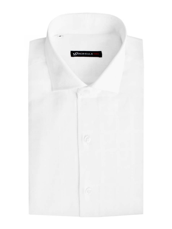 POPELIN QUADRO BIANCO 100% COTONE RC ROY(RC013470)