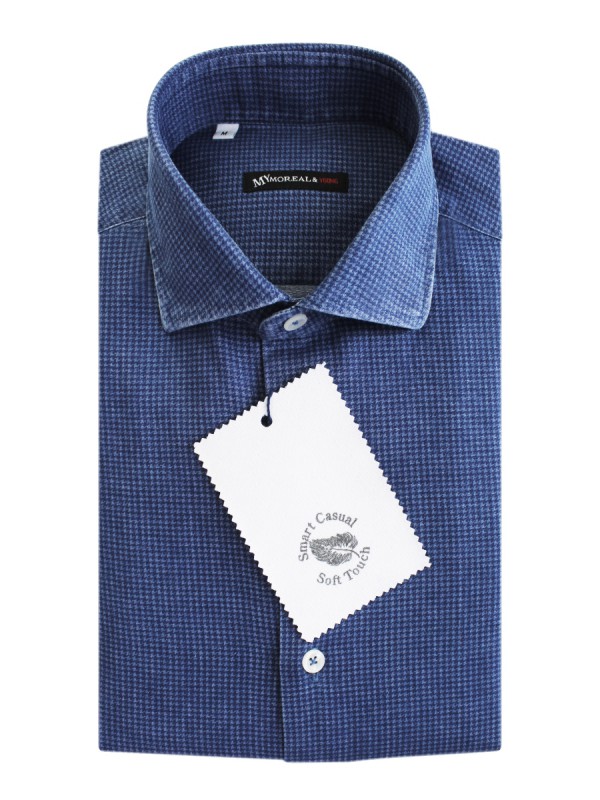 DENIM DENIM LAVORATO 100% COTONE RC LISBONA(RCDE015637)