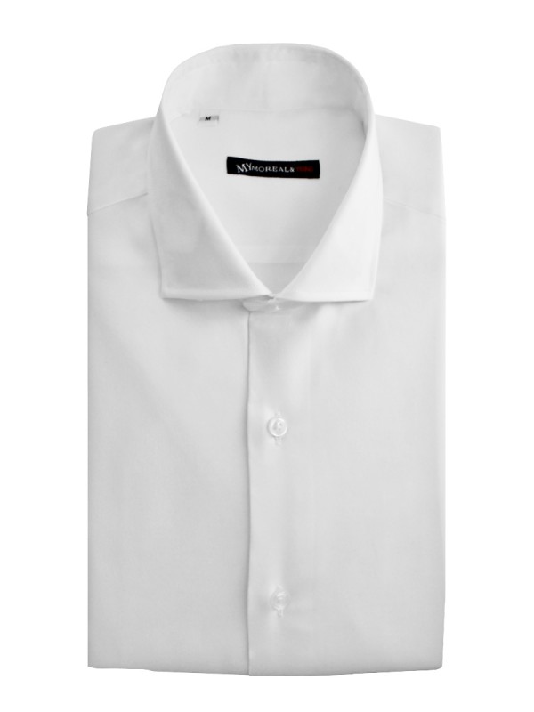 PIN POINT BIANCO  OXFORDINO 100% COTONE RC ROY(RCMA001000)